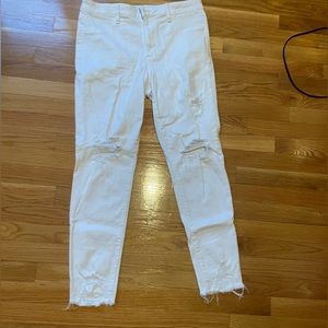 American Eagle white jeggings